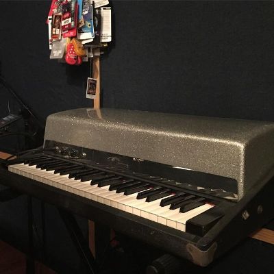 Picture of James Poyser's Crystal Top Piano.